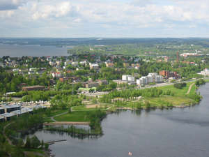 Výhled na Tampere