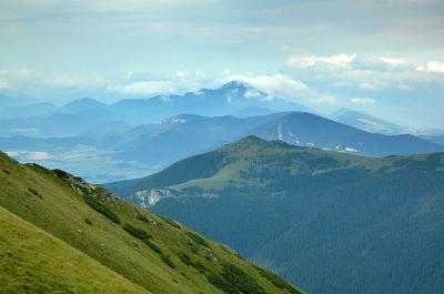 Výhled do Chočských vrchů