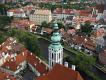 A view from tower of Krumlov's castle