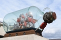 Ship in a bottle in front of Marine museum